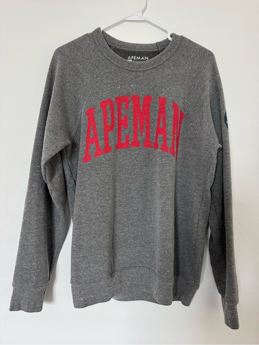Men's Gray Crewneck Sweatshirt - Medium